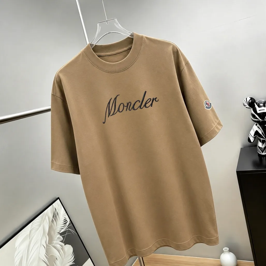 moncle～ 《 》7a tee ， Same Style ， : Black White Coffee Brown Size：S（90-130 ） M（125-150 ） L（135-165 ） XL（160-190 ） XXL（185-220 ）